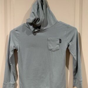 Boys Eddie Bauer Light Blue Hoodie Top sz 5
